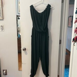 Elegant Dark Green Jumpsuit